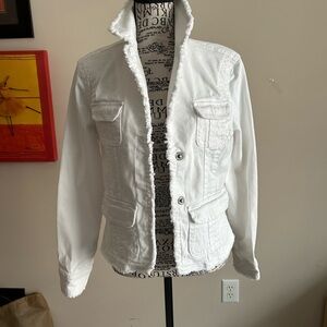 Willi Smith White Jean Jacket